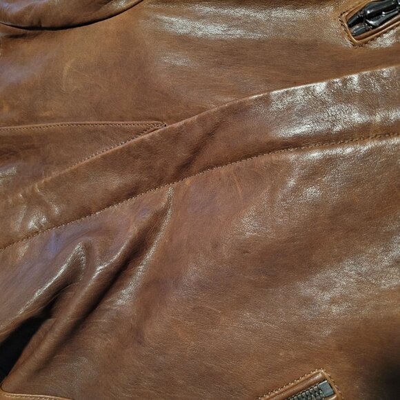 Andrew Marc Leather Jacket - Picture 4 of 7